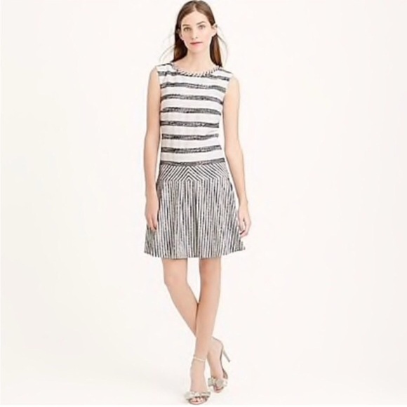 J. Crew Dresses & Skirts - J. Crew Dress Tweed Striped